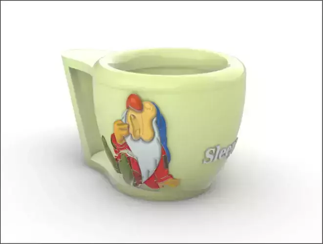 Decorative Cup Sleepy