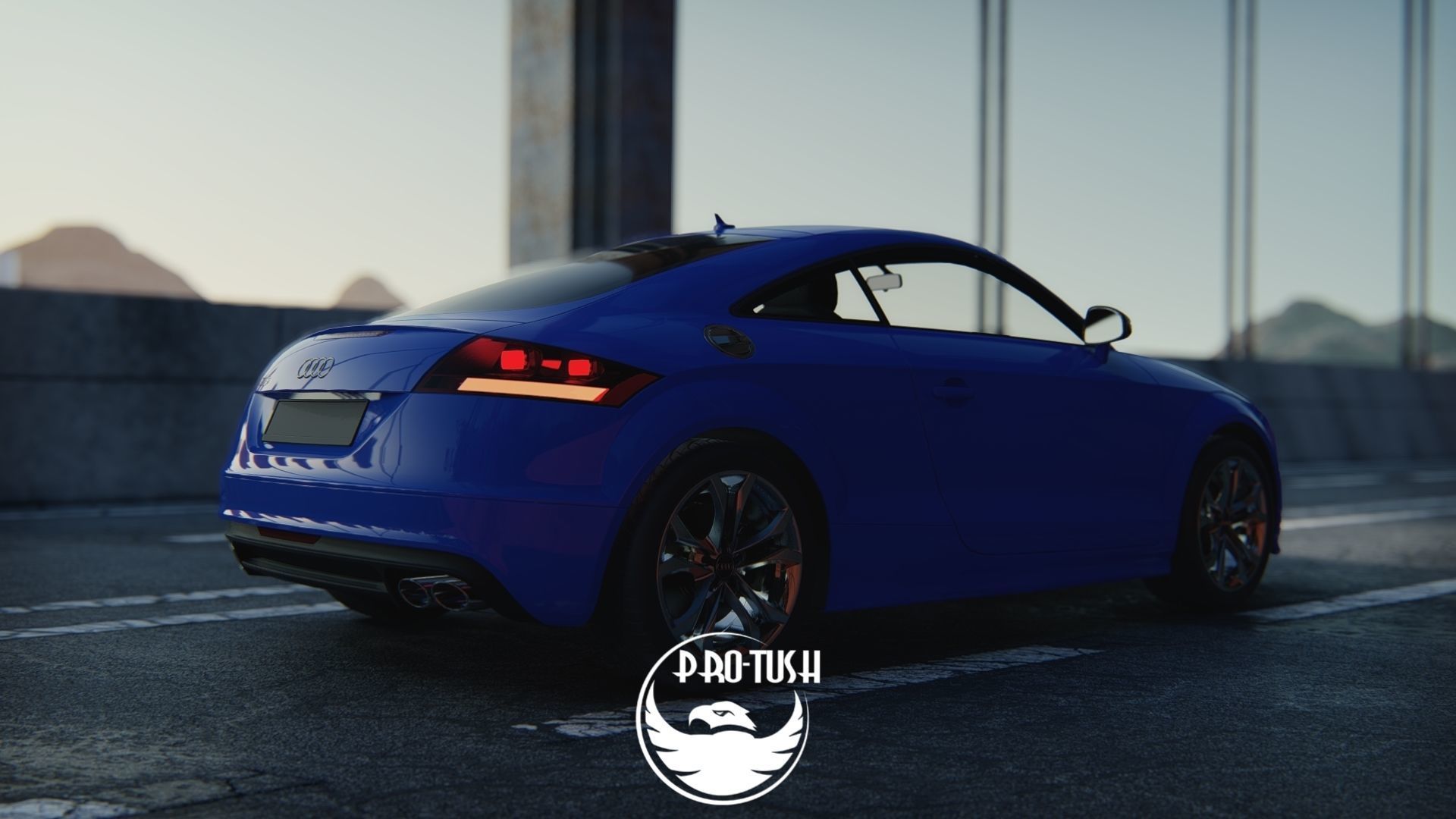 Audi TTS High Detailed 3D Model  3D model_8