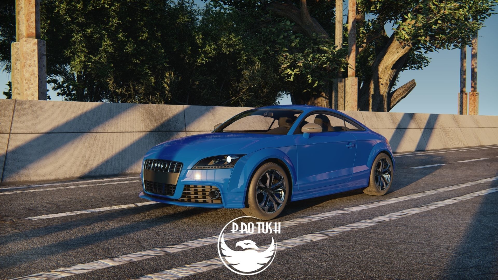 Audi TTS High Detailed 3D Model  3D model_4