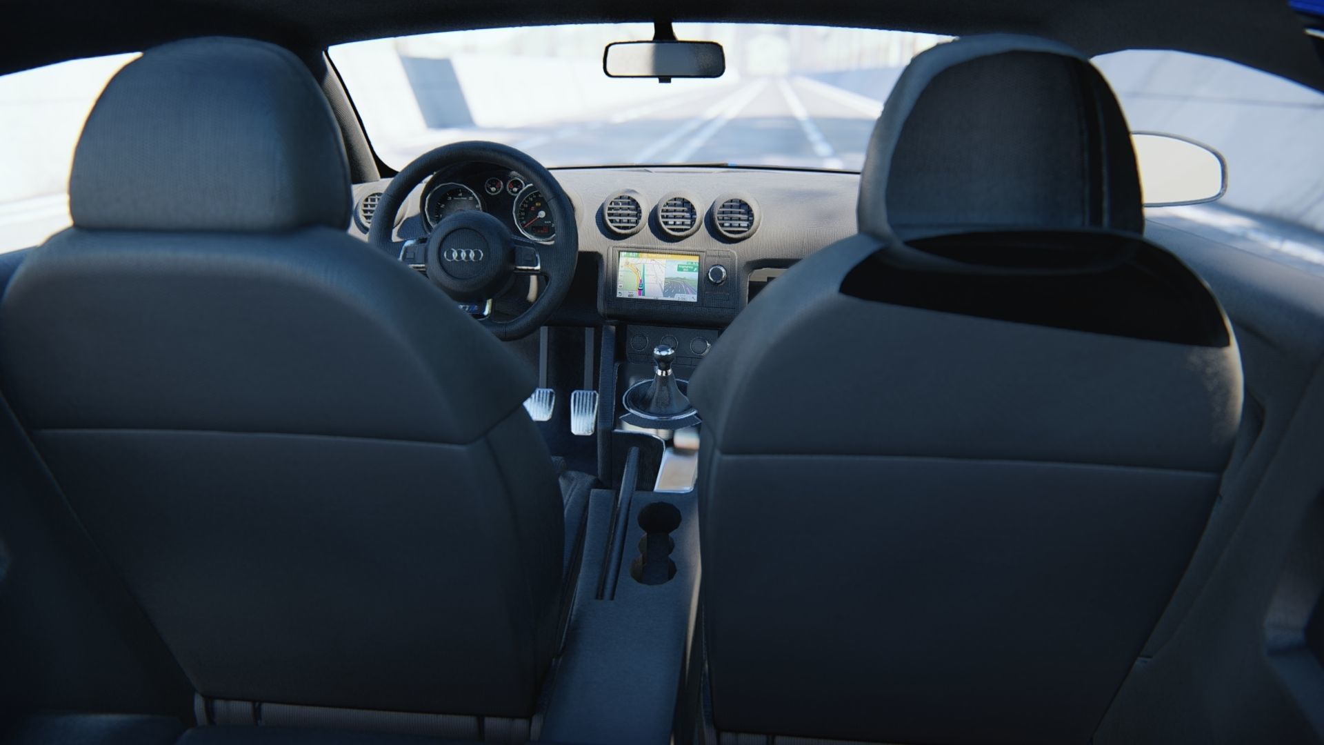 Audi TTS High Detailed 3D Model  3D model_5