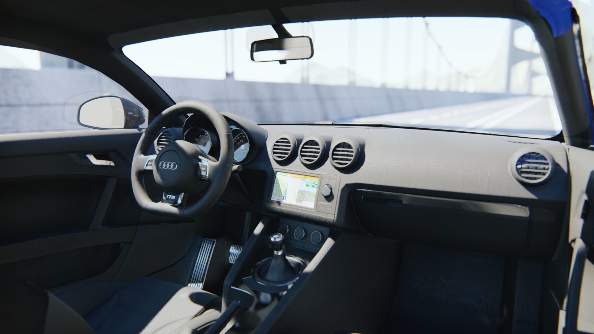 Audi TTS High Detailed 3D Model  3D model_15