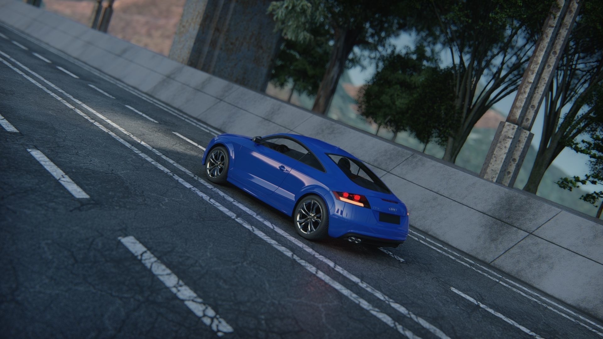 Audi TTS High Detailed 3D Model  3D model_31