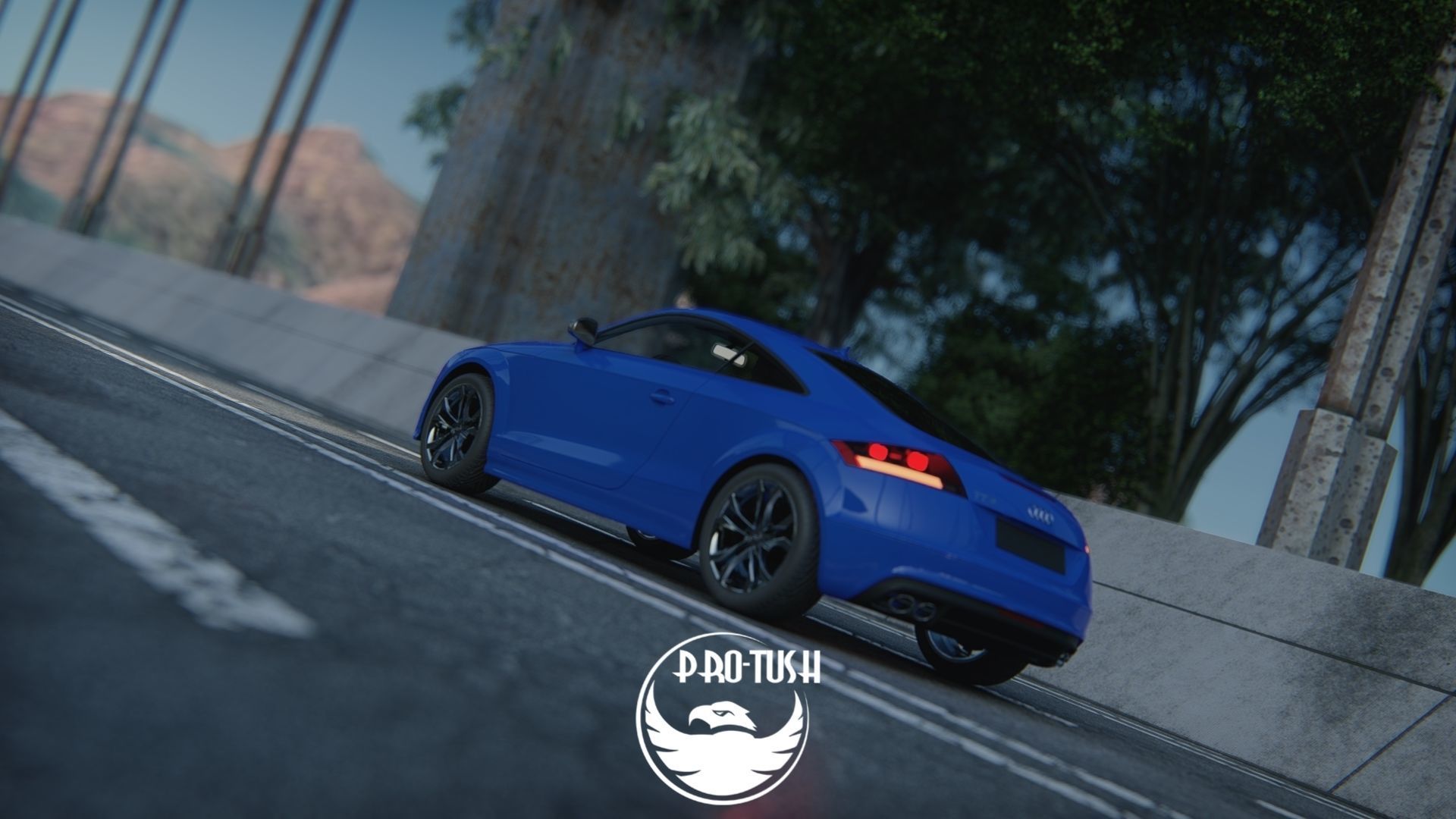 Audi TTS High Detailed 3D Model  3D model_10