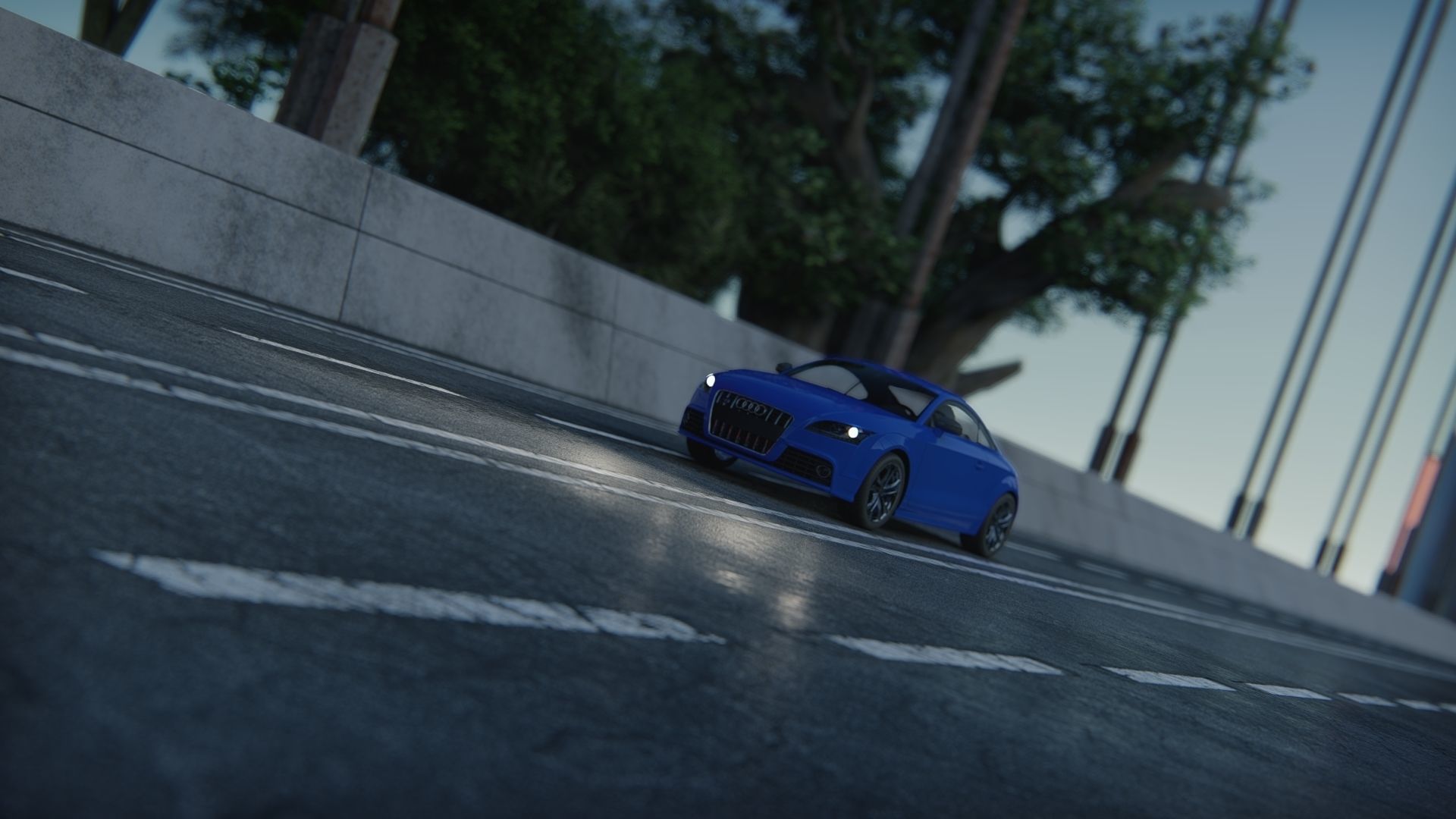 Audi TTS High Detailed 3D Model  3D model_14