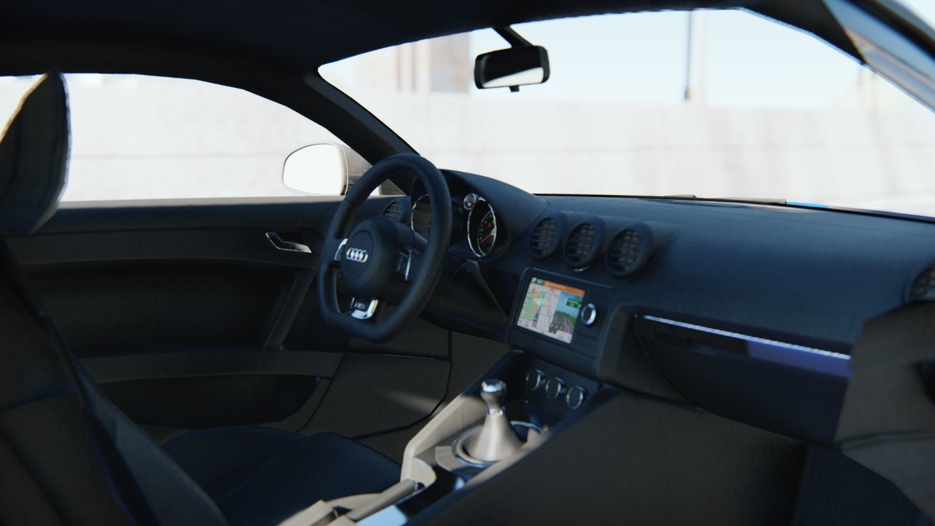 Audi TTS High Detailed 3D Model  3D model_16