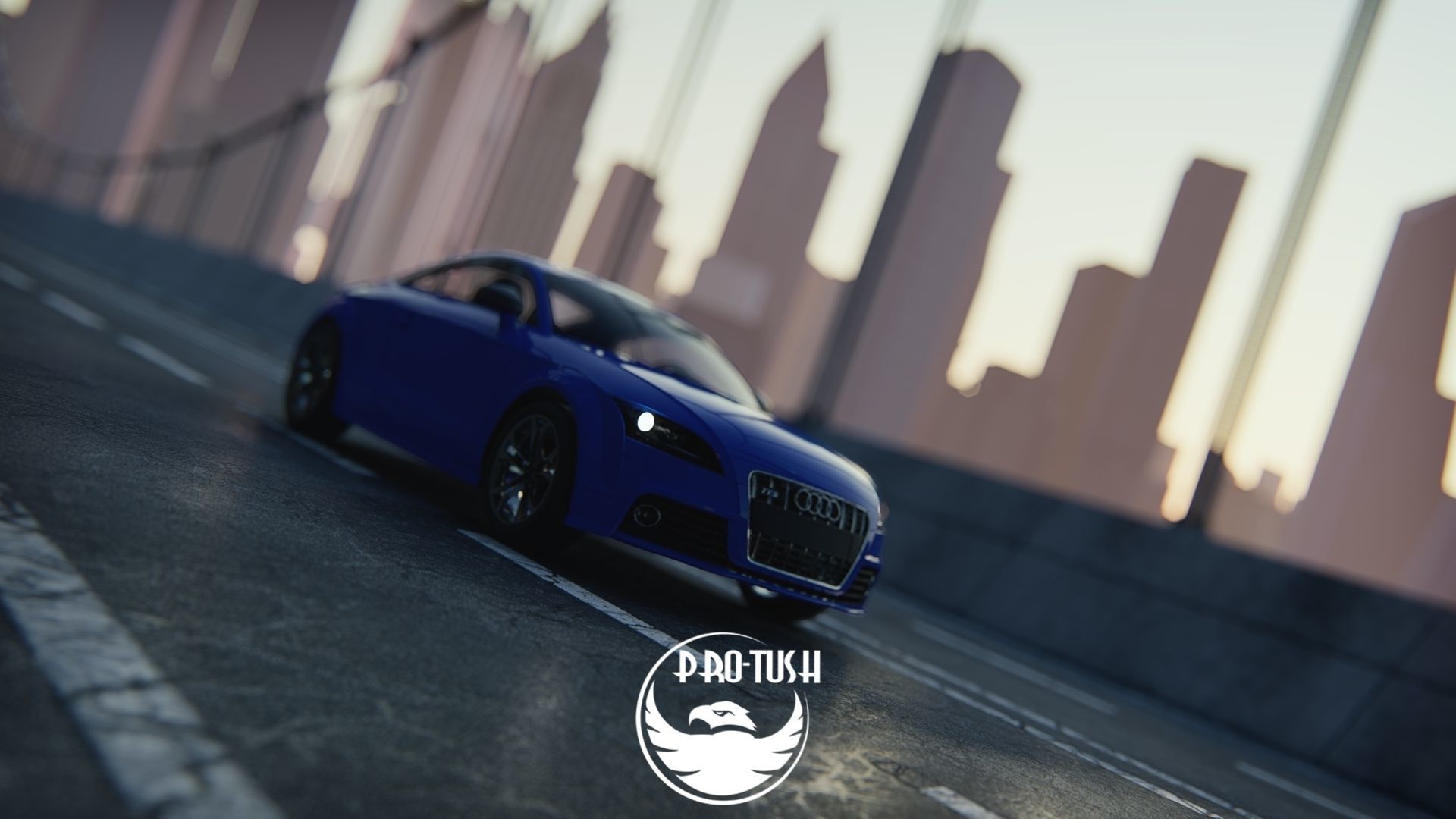 Audi TTS High Detailed 3D Model  3D model_9