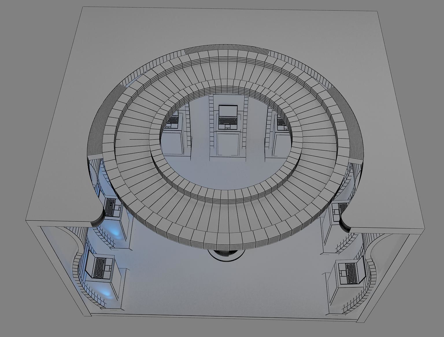  Booth Exhibition Stand a14a 3D model_11