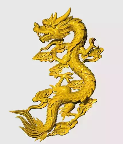 Asian relief dragon pendants 10