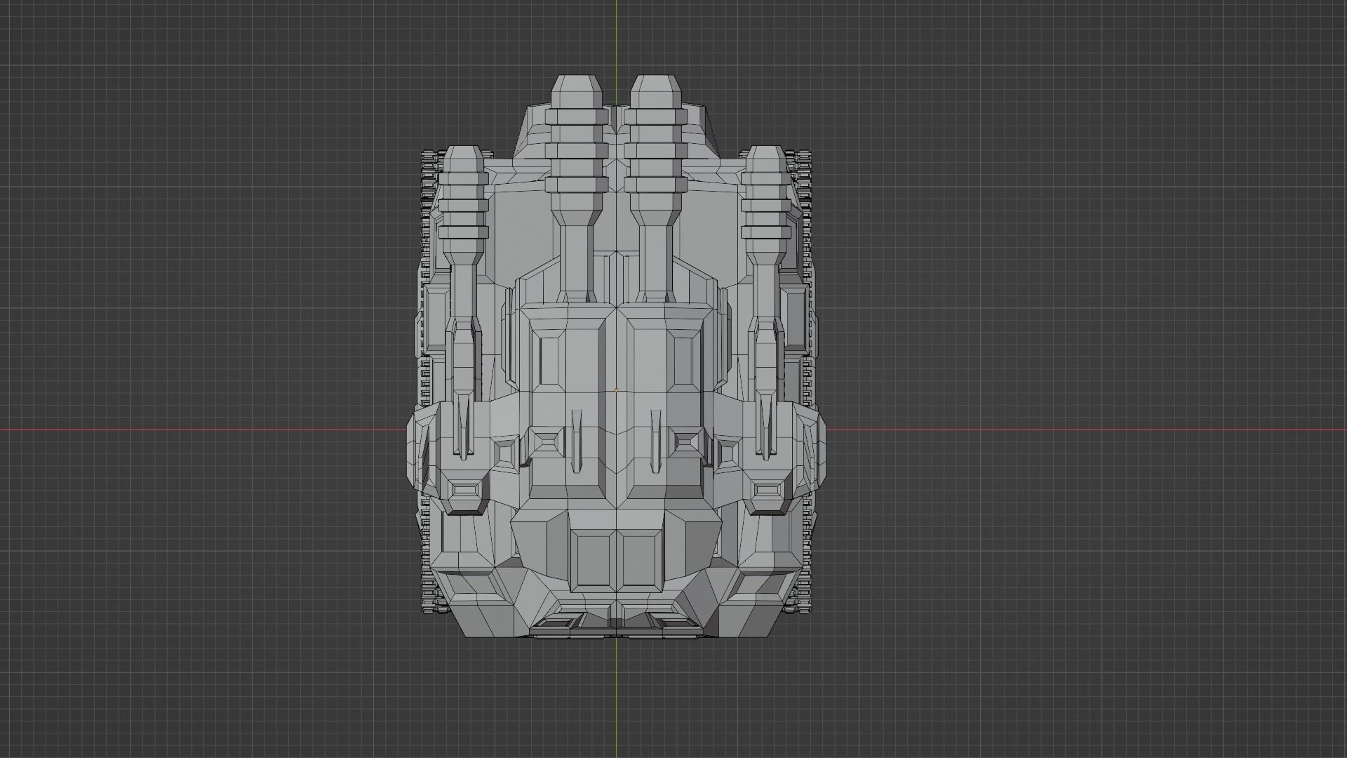 Cybertank Mk1 3D print model_28