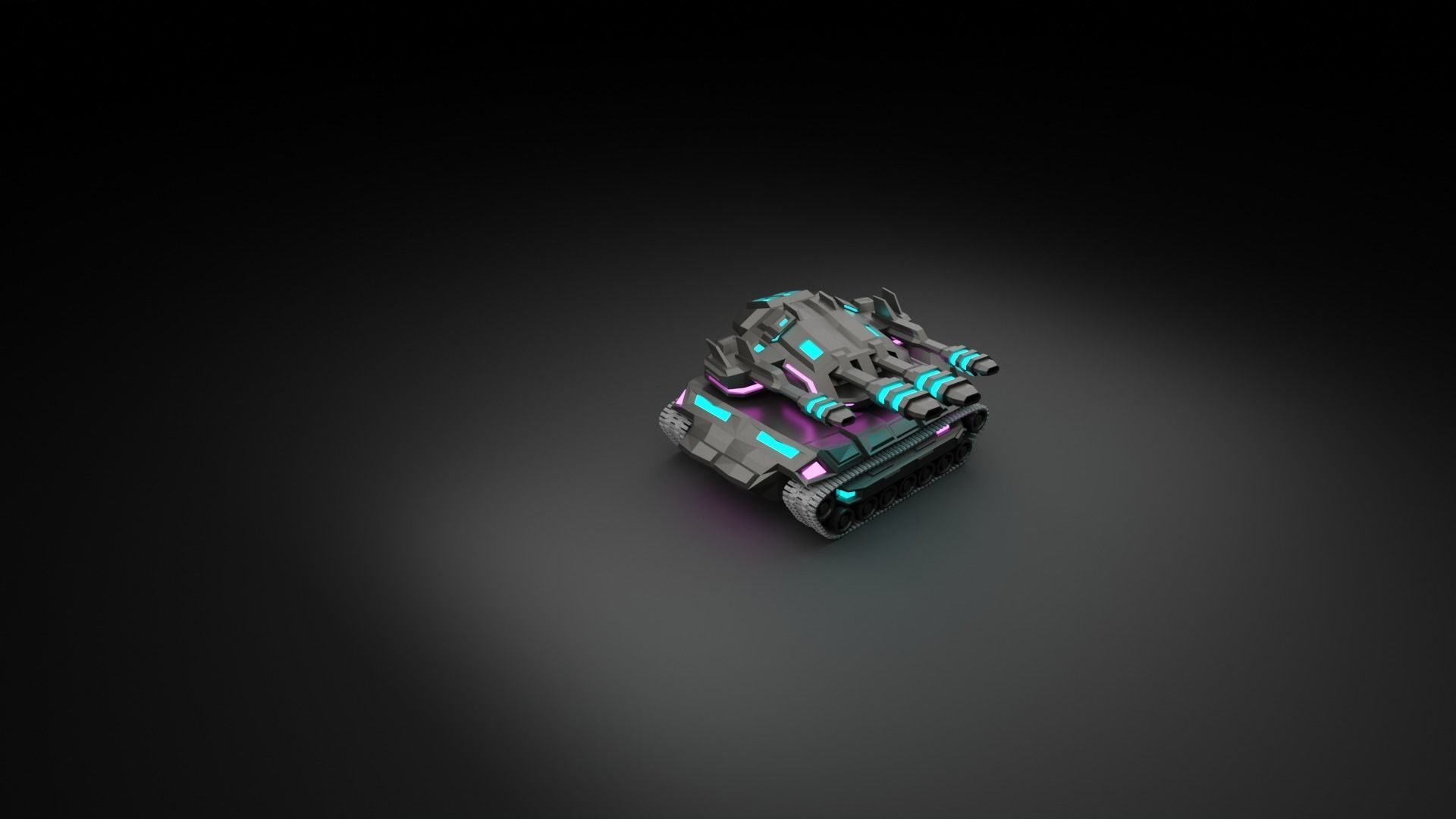 Cybertank Mk1 3D print model_11