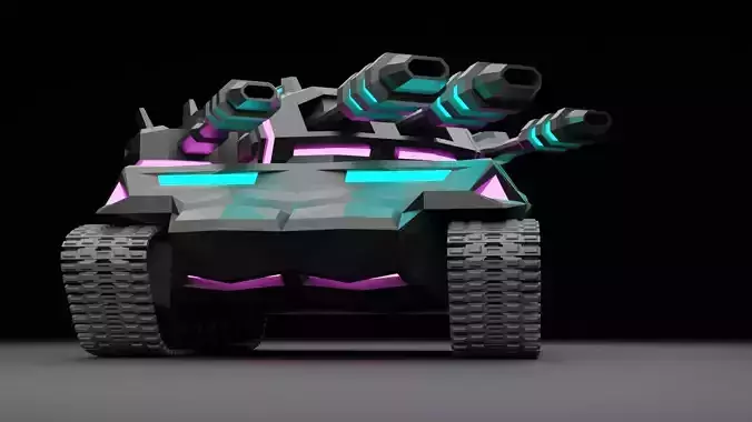 Cybertank Mk1 3D print model