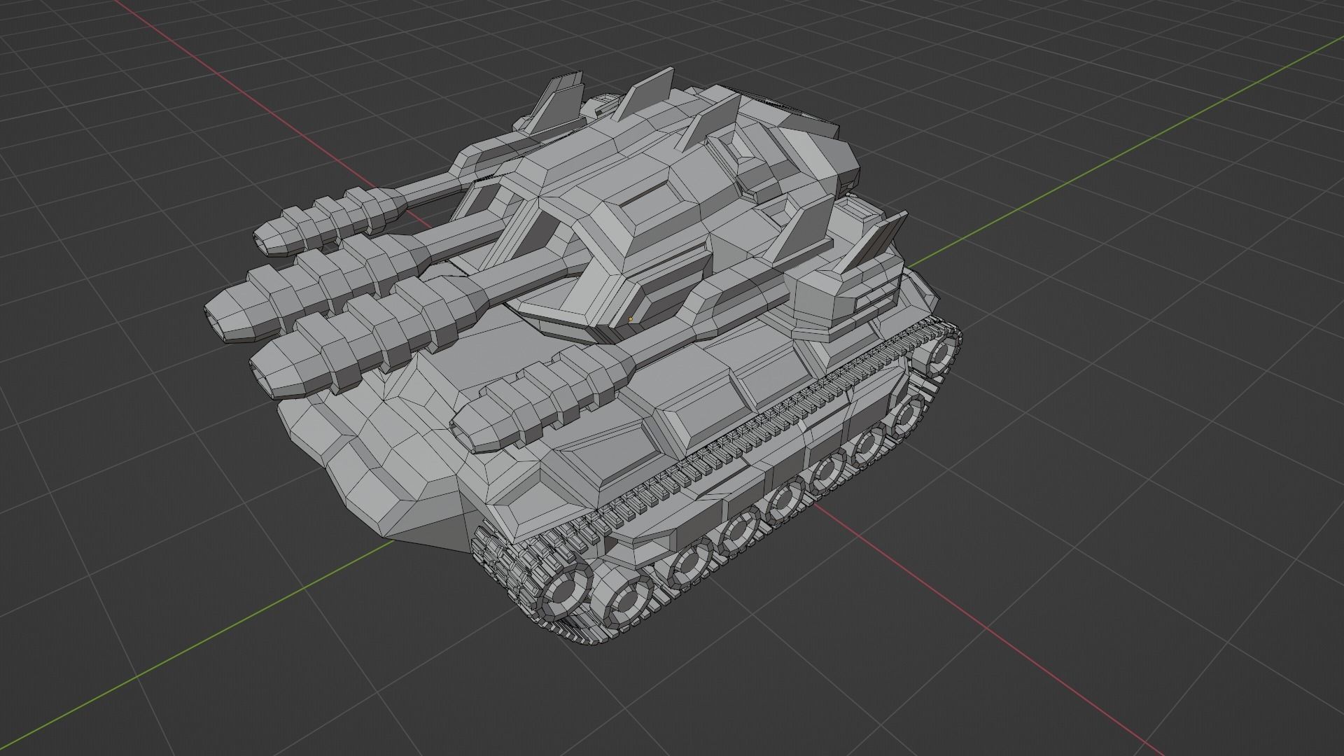 Cybertank Mk1 3D print model_24