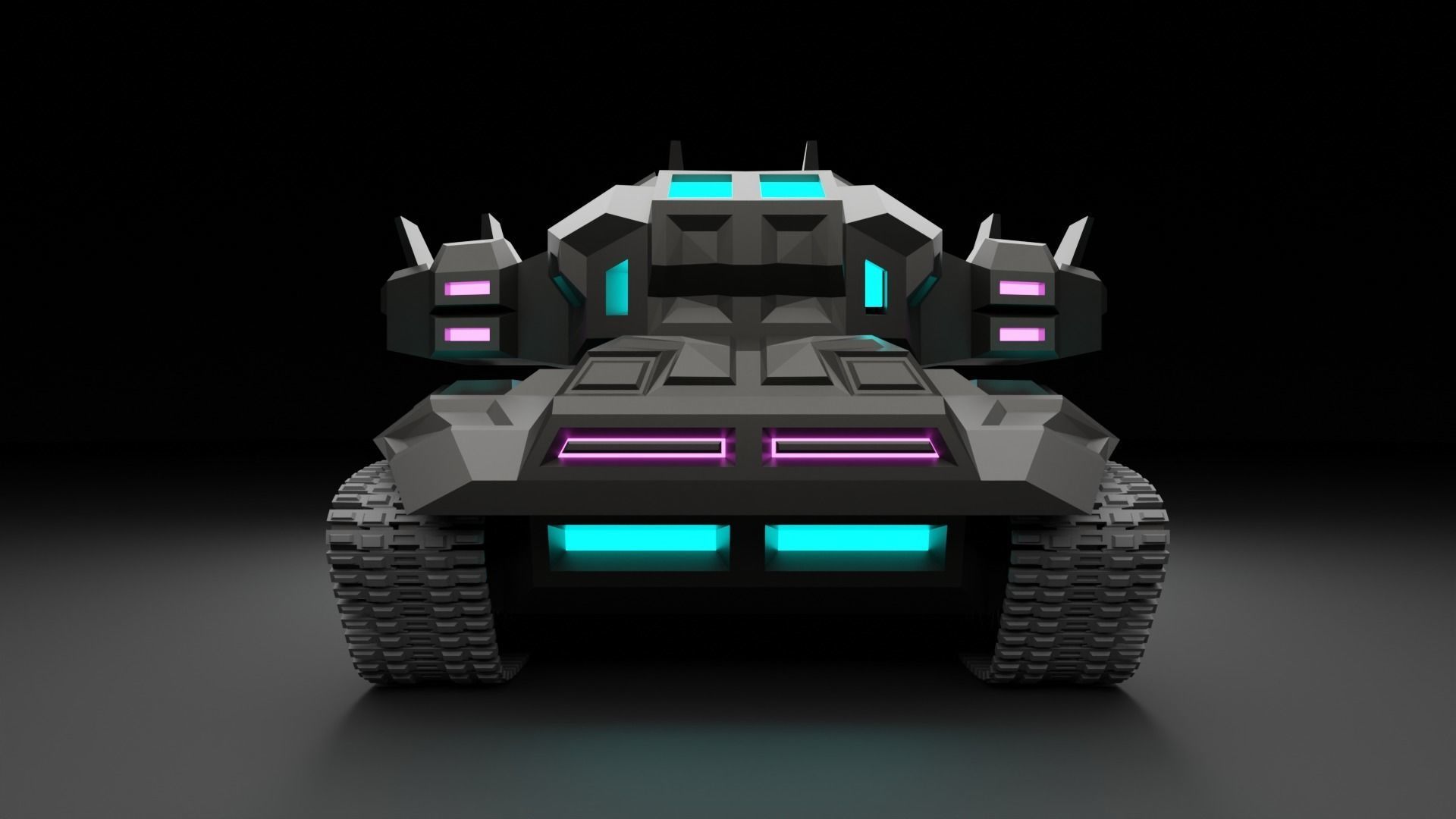 Cybertank Mk1 3D print model_18