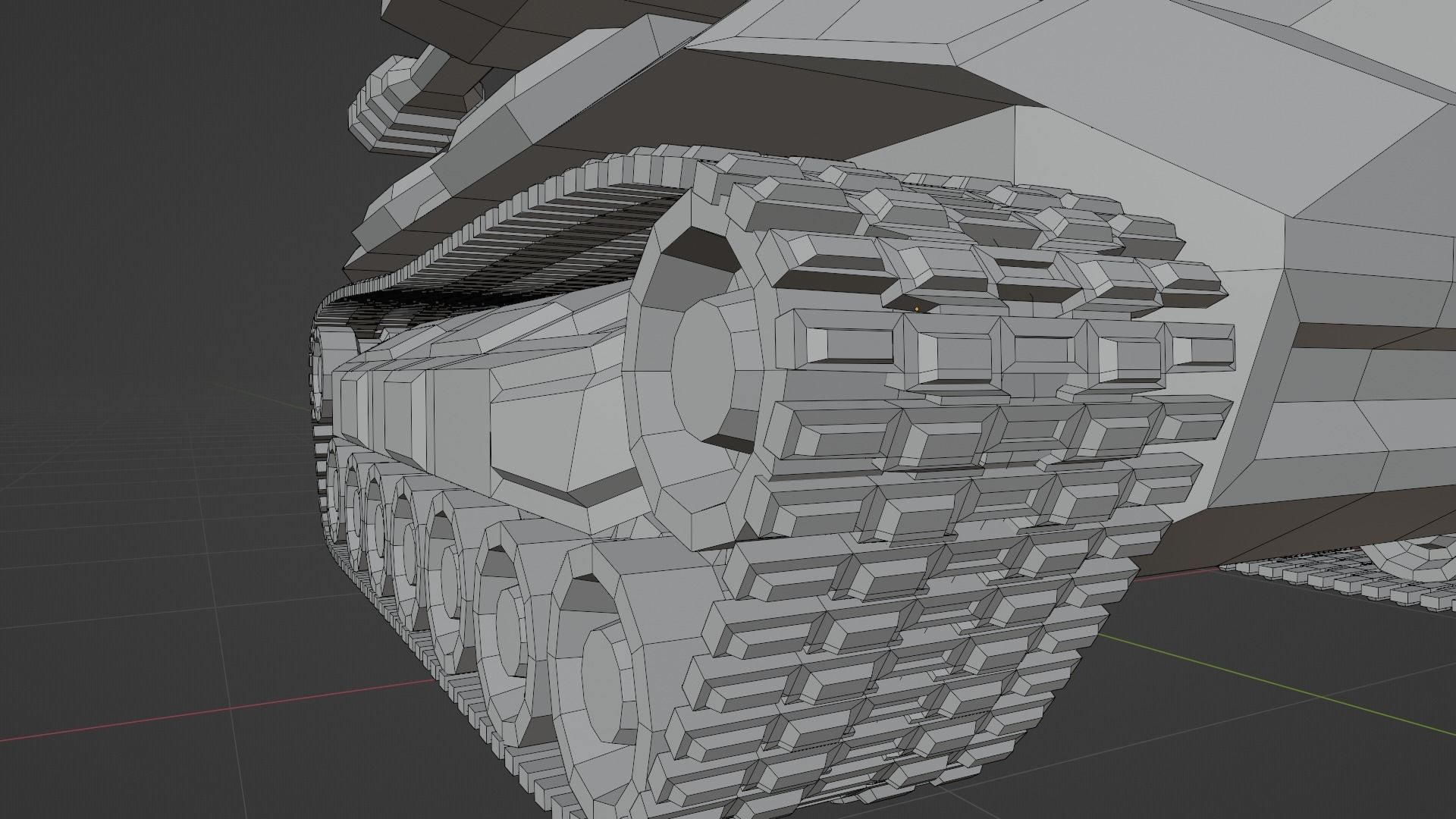 Cybertank Mk1 3D print model_29