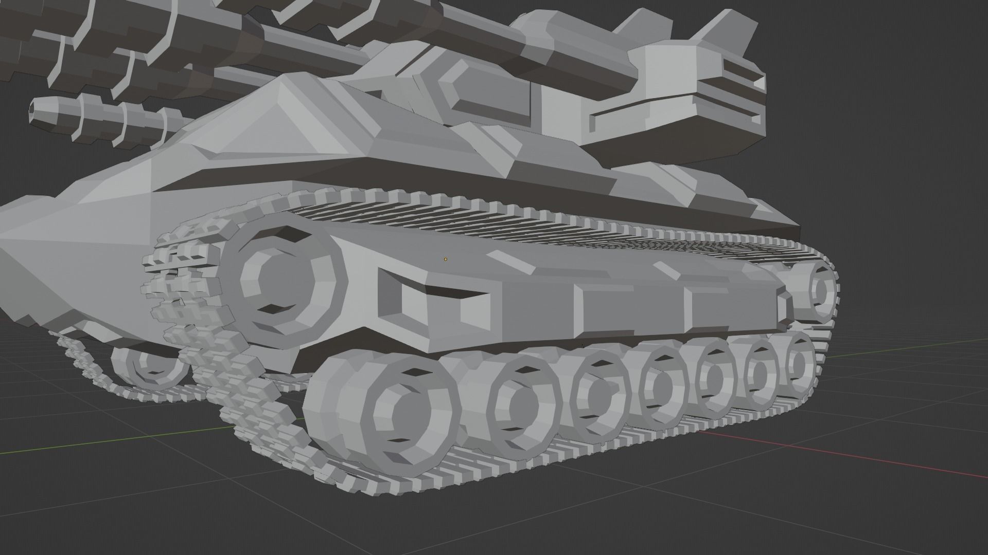 Cybertank Mk1 3D print model_23