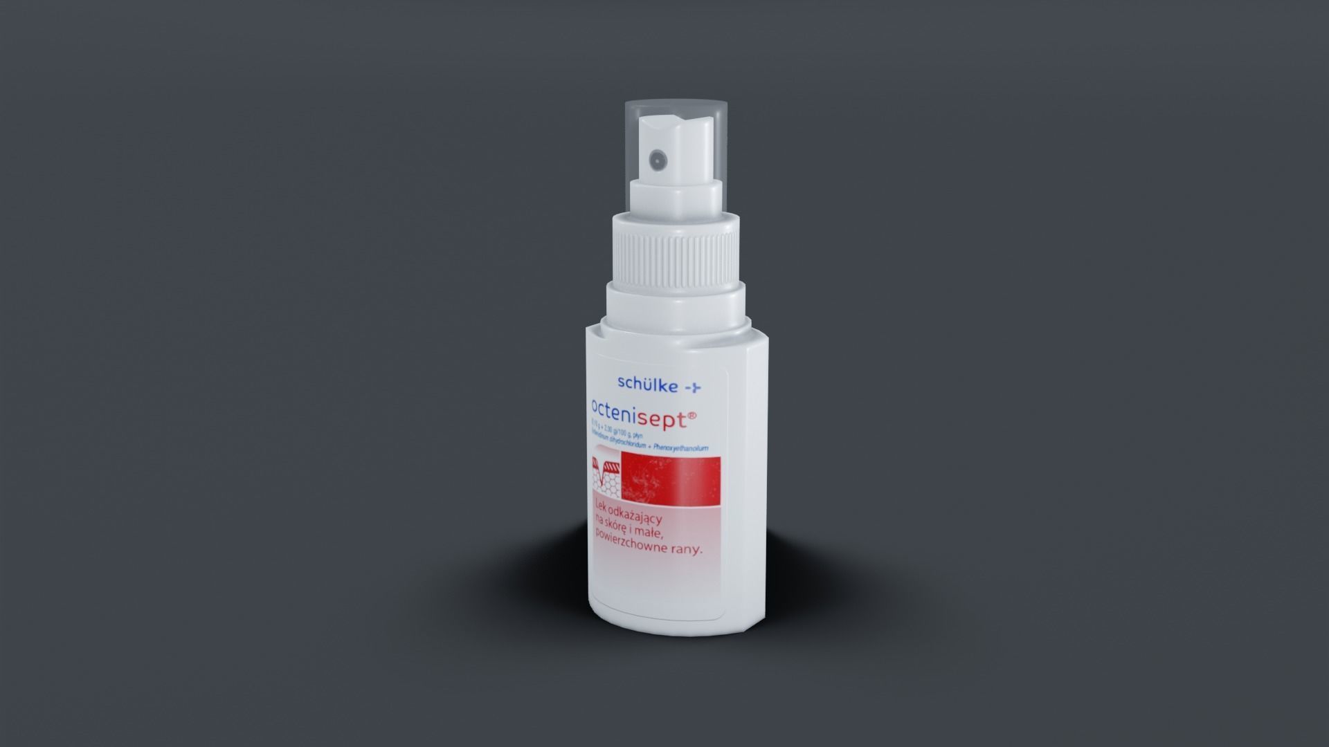 First Aid Pack Low-poly 3D model_3