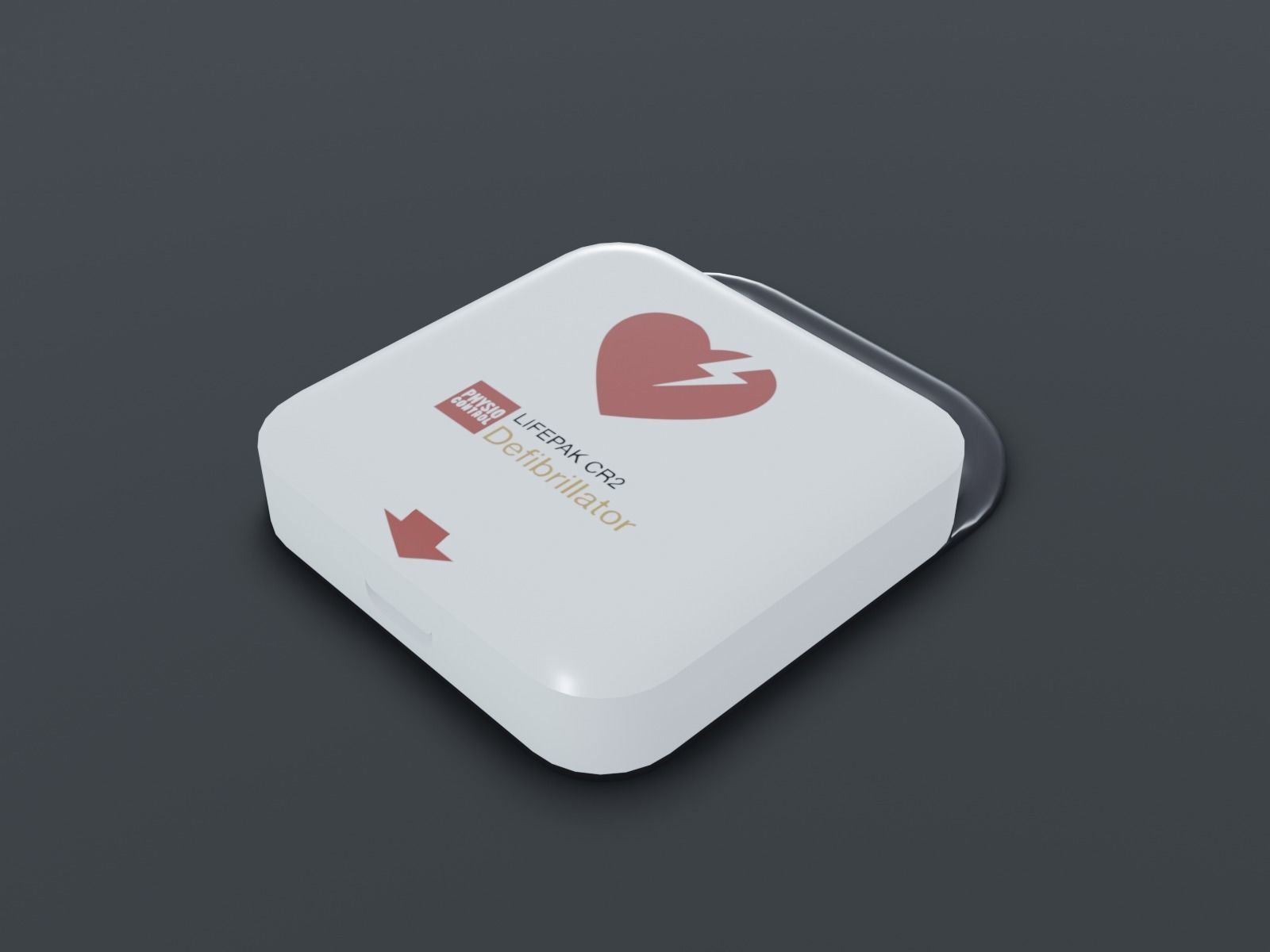 First Aid Pack Low-poly 3D model_1