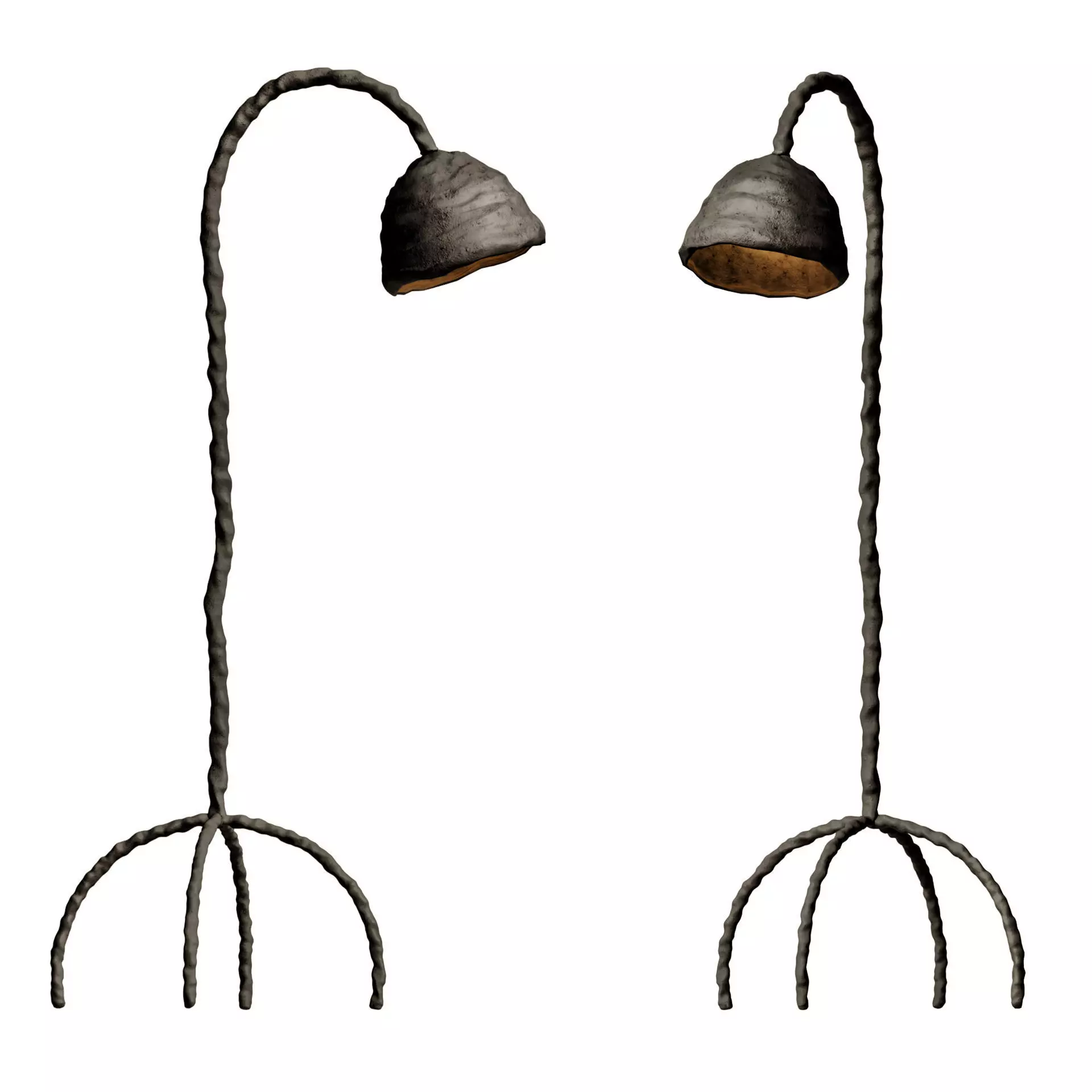 Plain Clay Floor Light 3D model