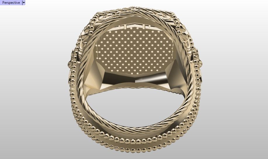 ornamental ring 3D print model_22