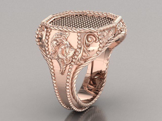 ornamental ring 3D print model_13
