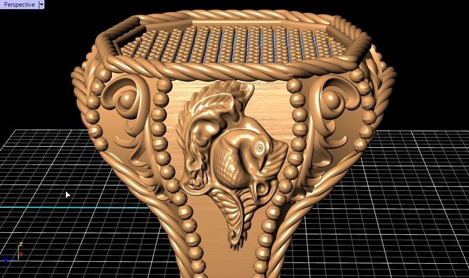 ornamental ring 3D print model_26