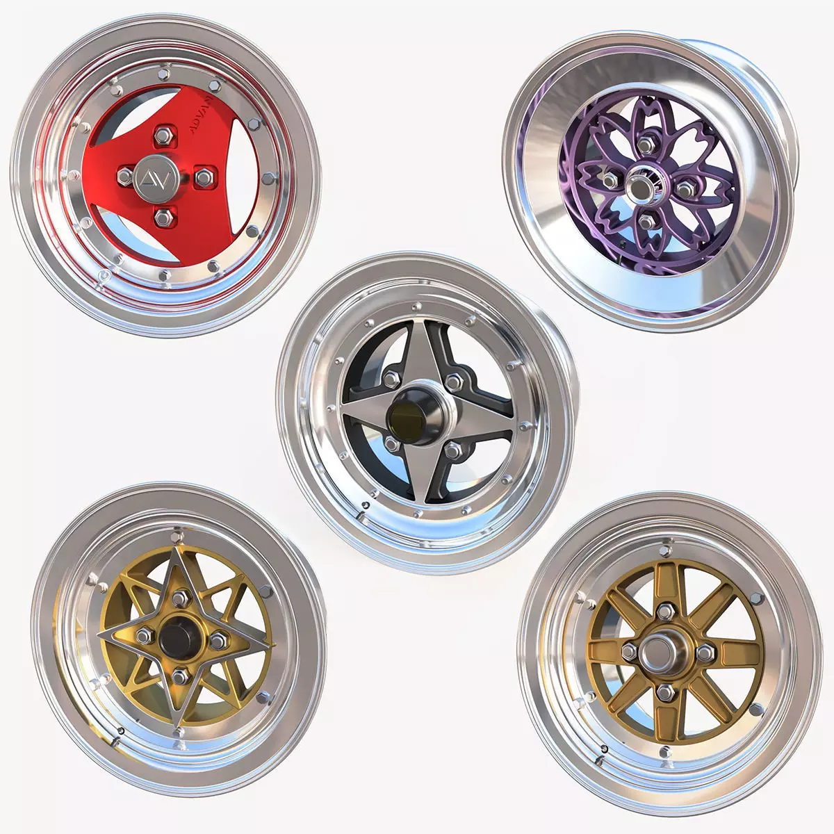 Japan oldschool rims collection _0