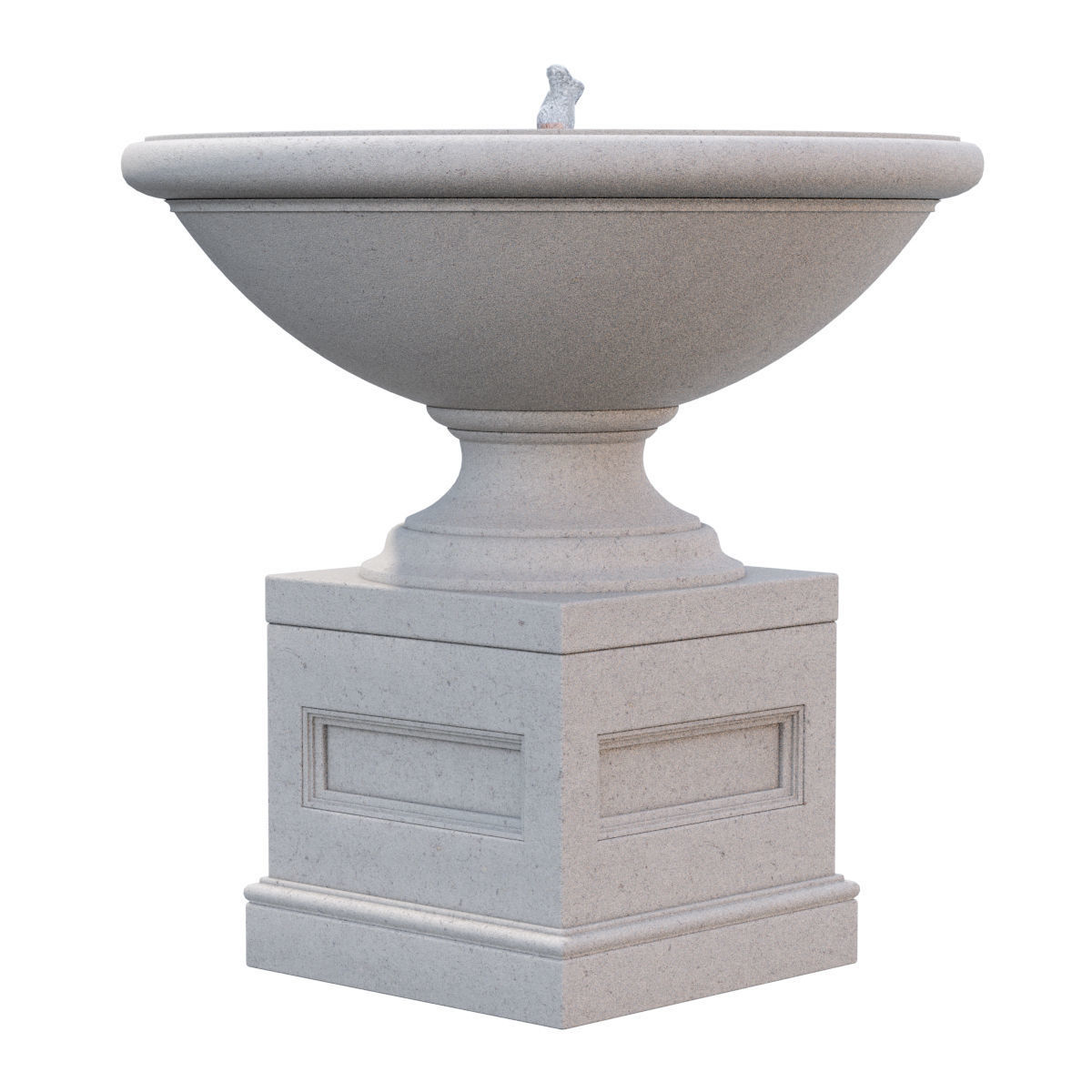 Aurelia Concrete Fountain 3D model CGTrader