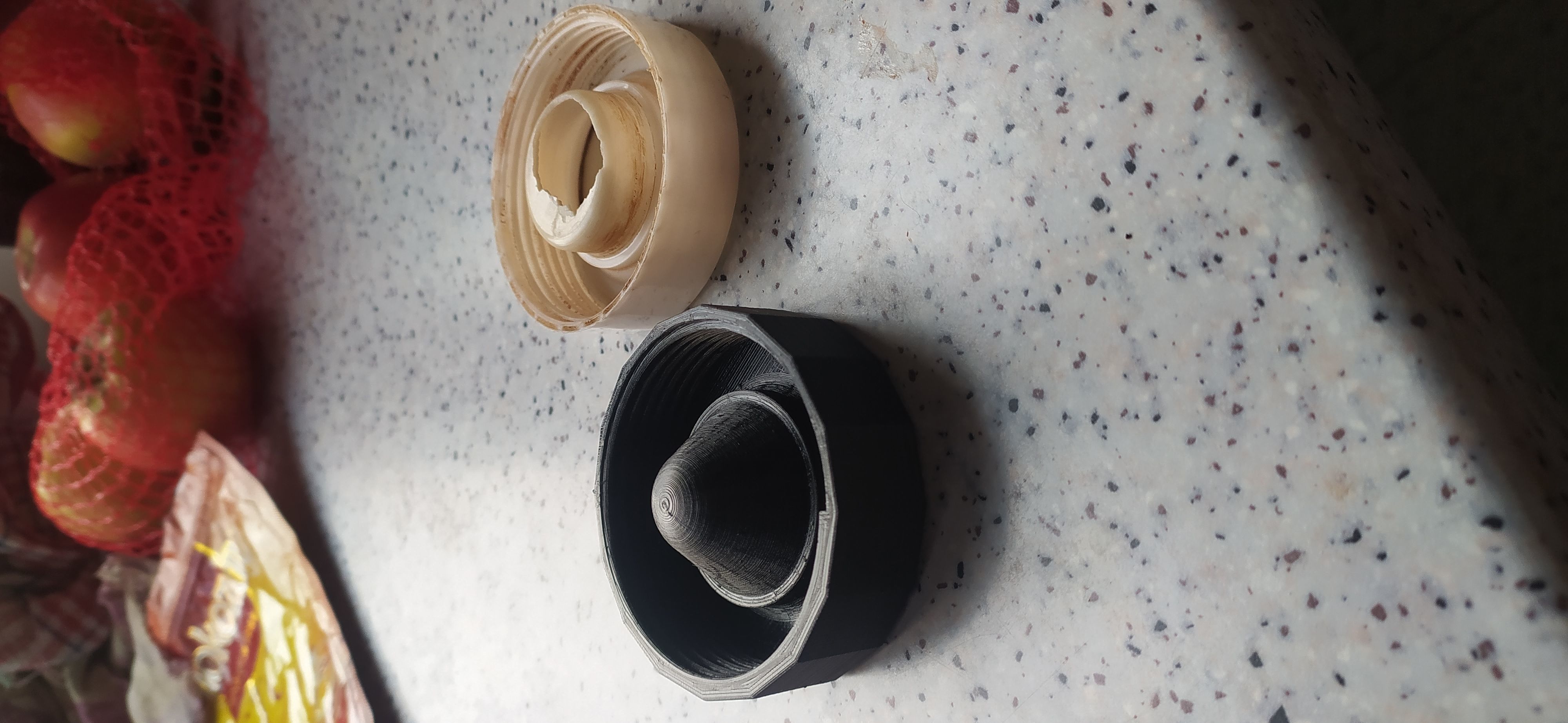 Thermos cap cover lid 3D print model_1