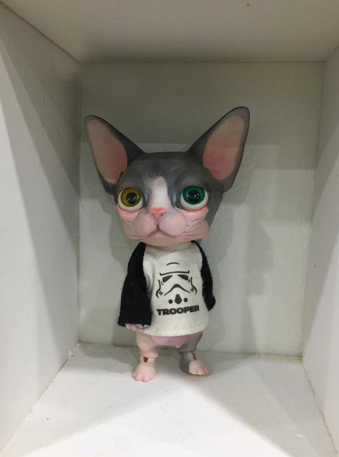 Sphynx cat BJD 3D print model_1