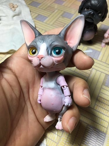 Sphynx cat  BJD 3D print model