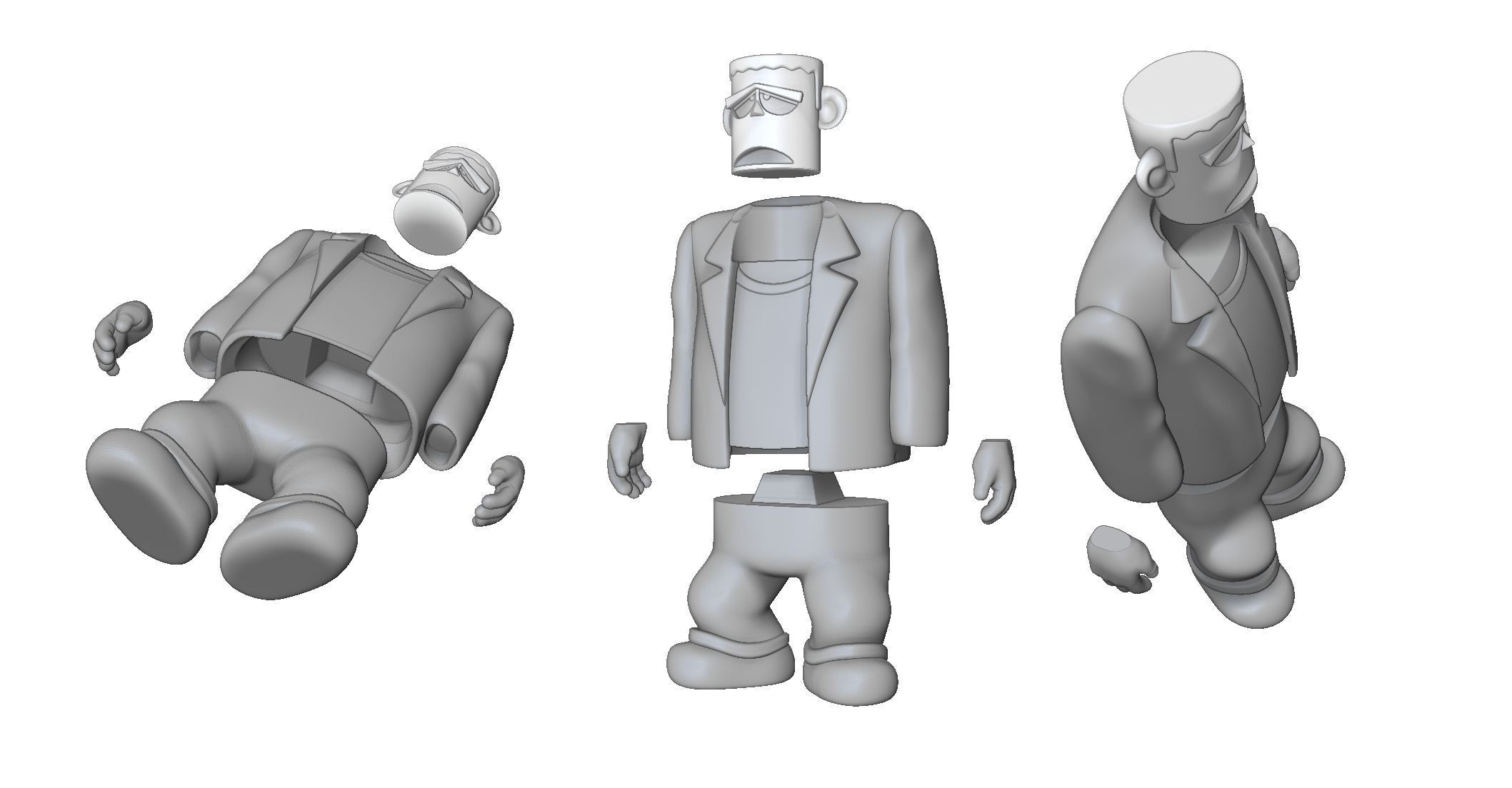 Frank Wolf - Carletto il principe dei mostri Kaibutsu-kun 3D print model_11