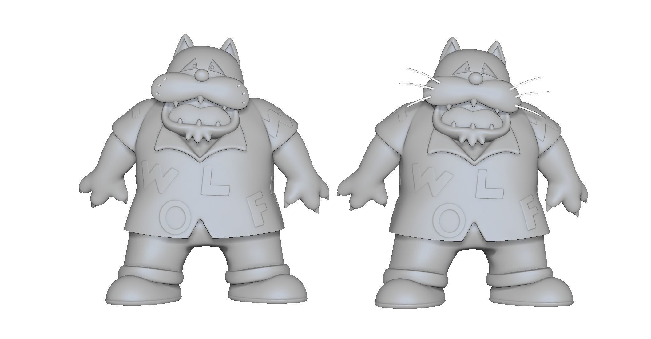 Frank Wolf - Carletto il principe dei mostri Kaibutsu-kun 3D print model_7