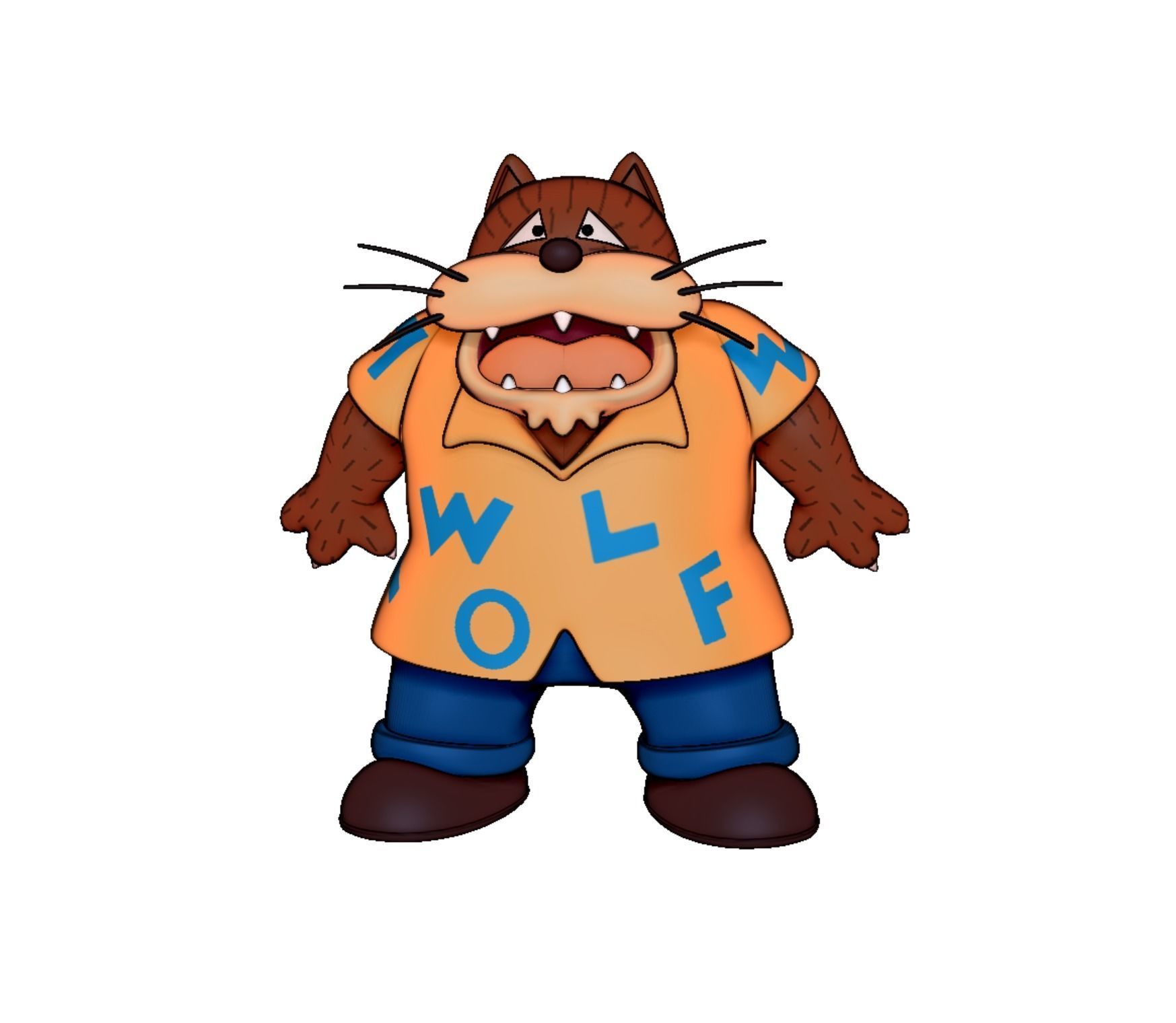 Frank Wolf - Carletto il principe dei mostri Kaibutsu-kun 3D print model_4