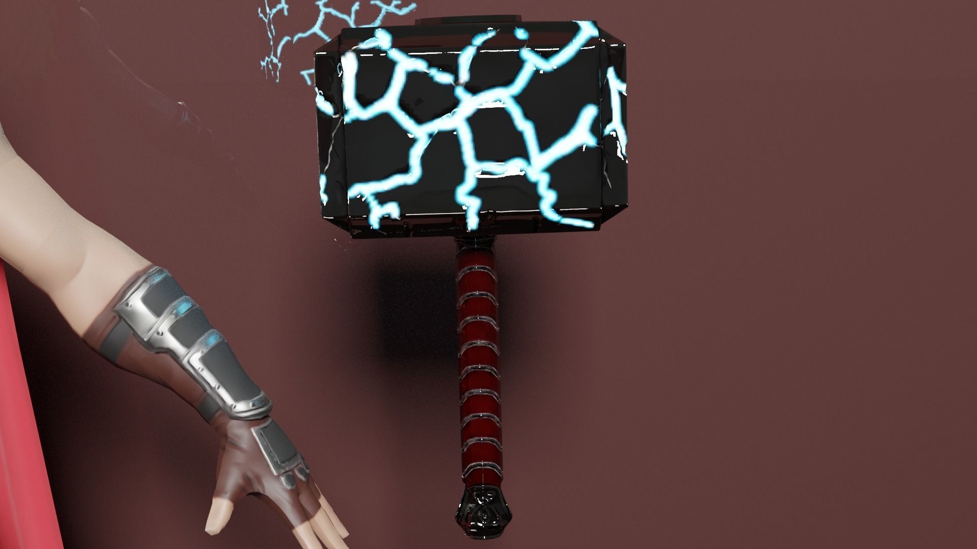 Jane Foster Thor  3D model_2