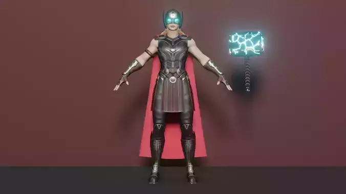 Jane Foster Thor  3D model