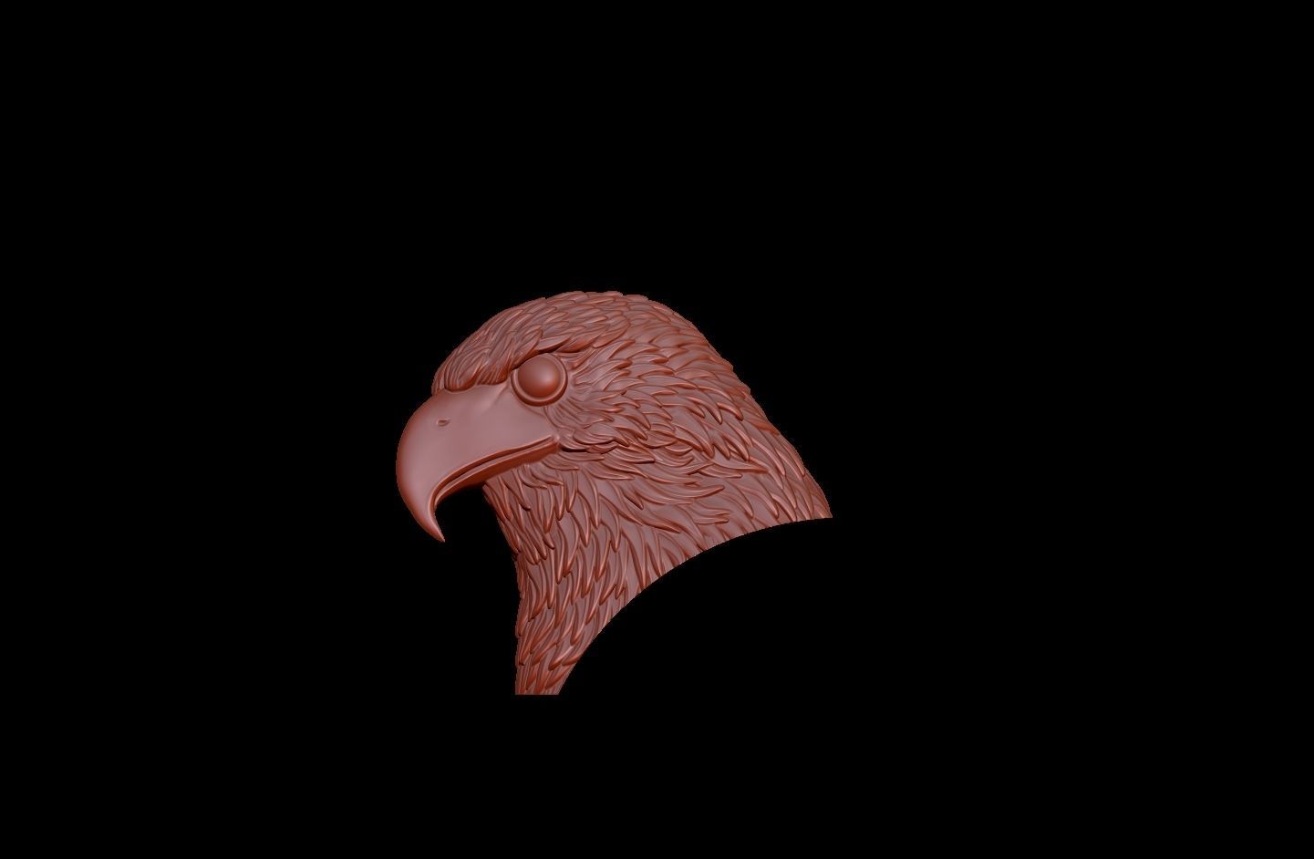 Eagle Head 3D print model_11
