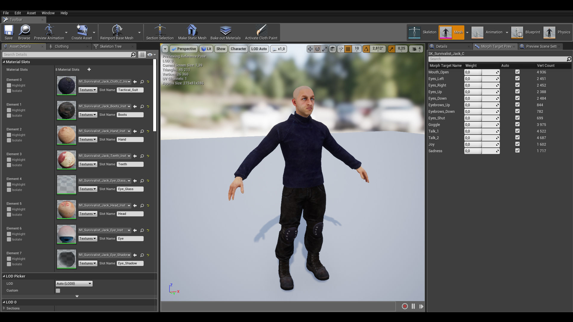 Survivalist Jack Low-poly 3D model_13