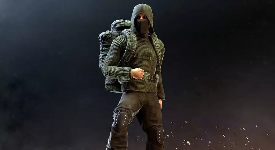 Survivalist Jack Low-poly 3D model_0