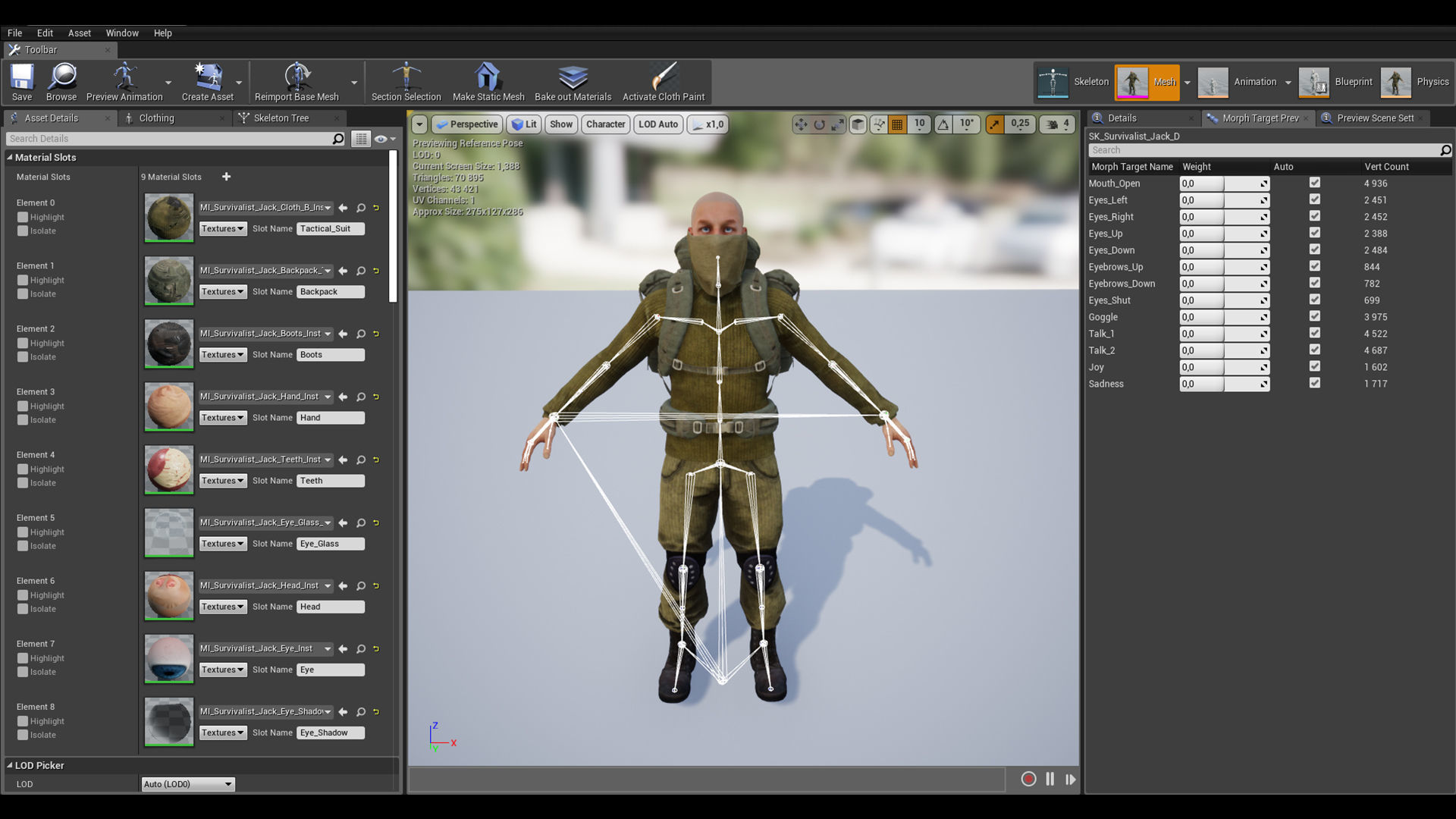 Survivalist Jack Low-poly 3D model_12