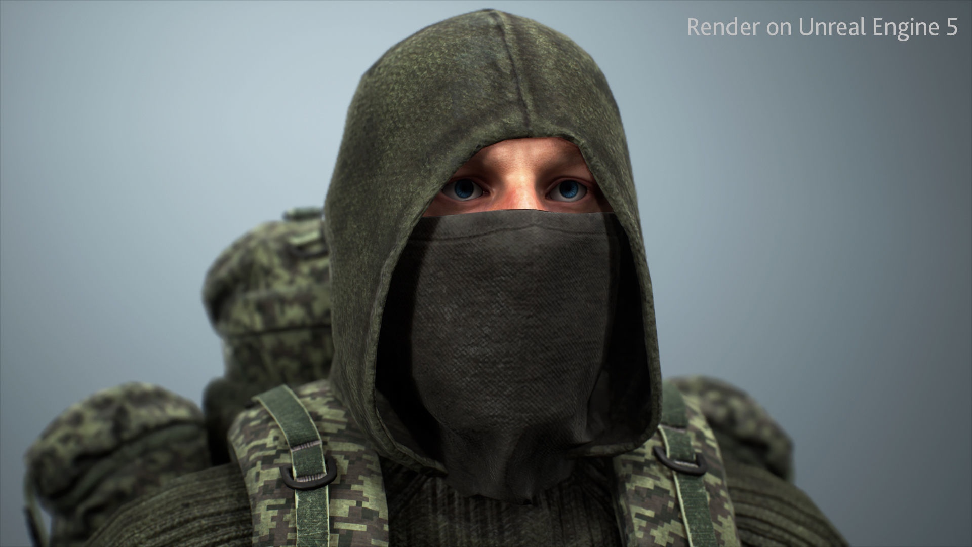 Survivalist Jack Low-poly 3D model_9