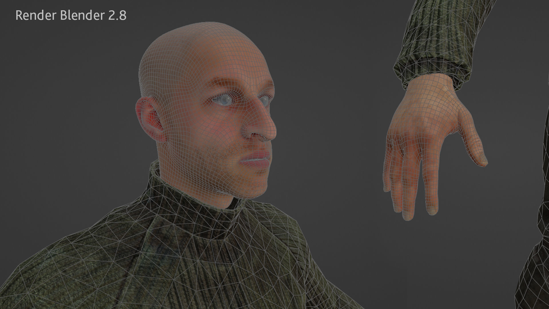 Survivalist Jack Low-poly 3D model_15