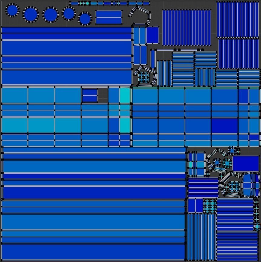 Haunted House PBR Game Ready Low-poly 3D model_10