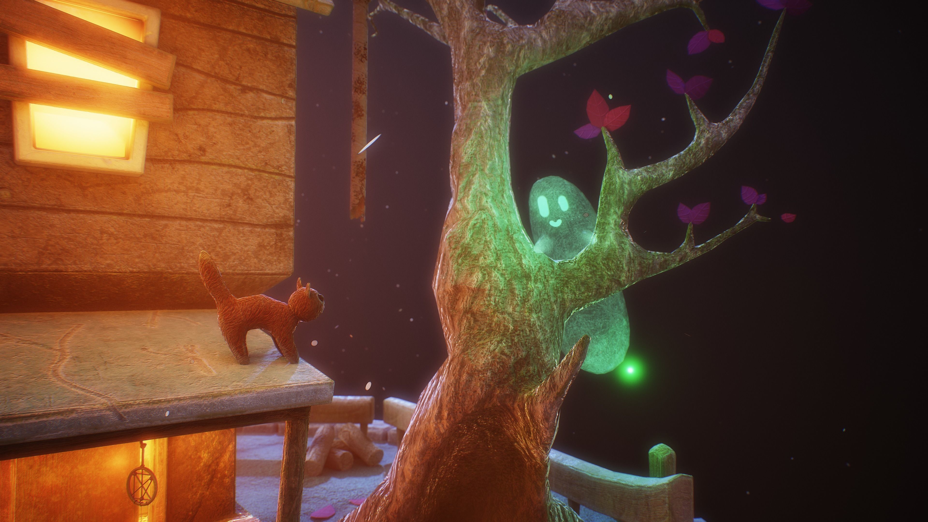 Haunted House PBR Game Ready Low-poly 3D model_7