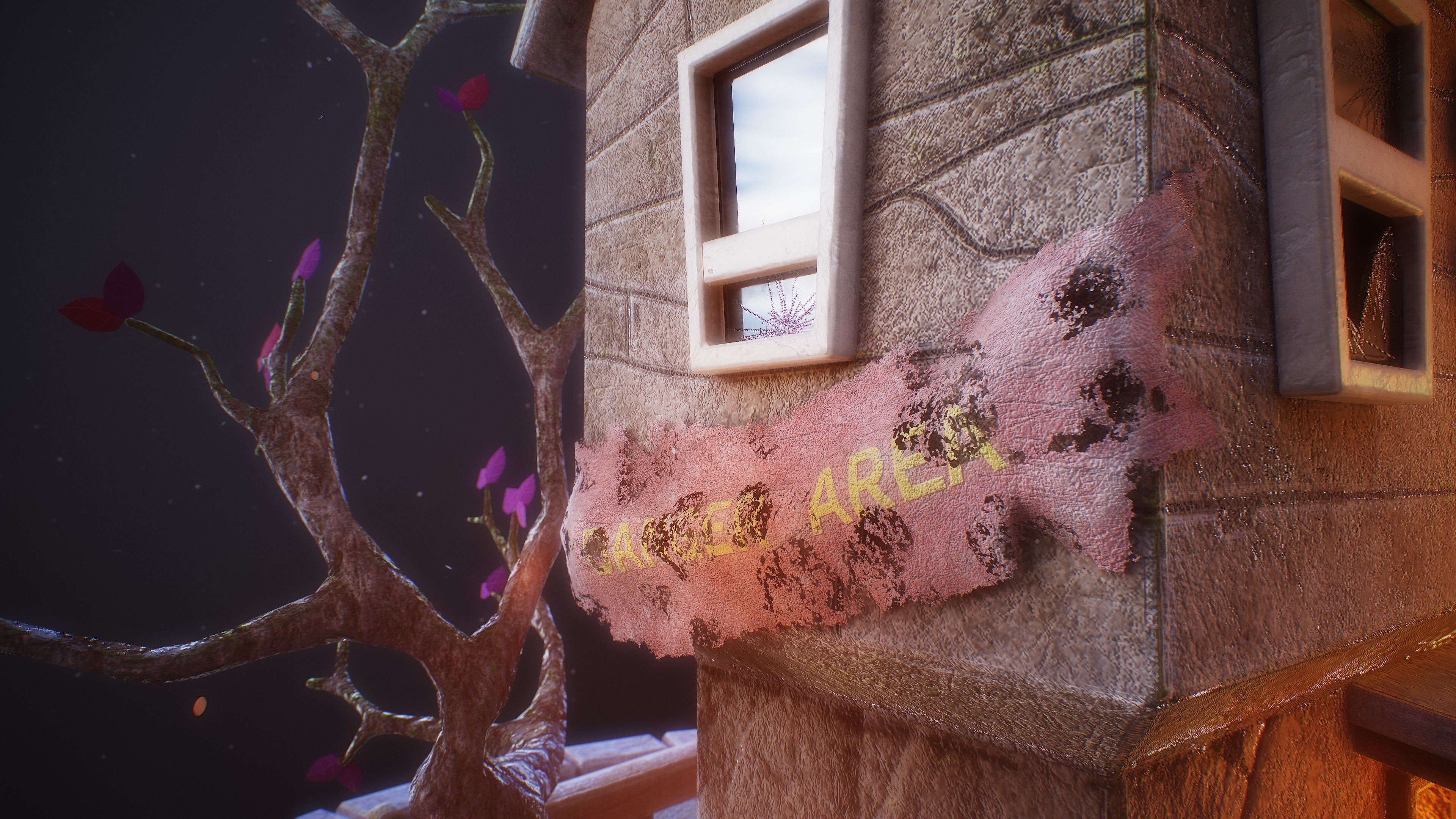 Haunted House PBR Game Ready Low-poly 3D model_5