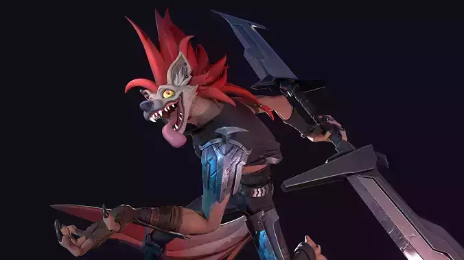 Hyena Untamed 3D model