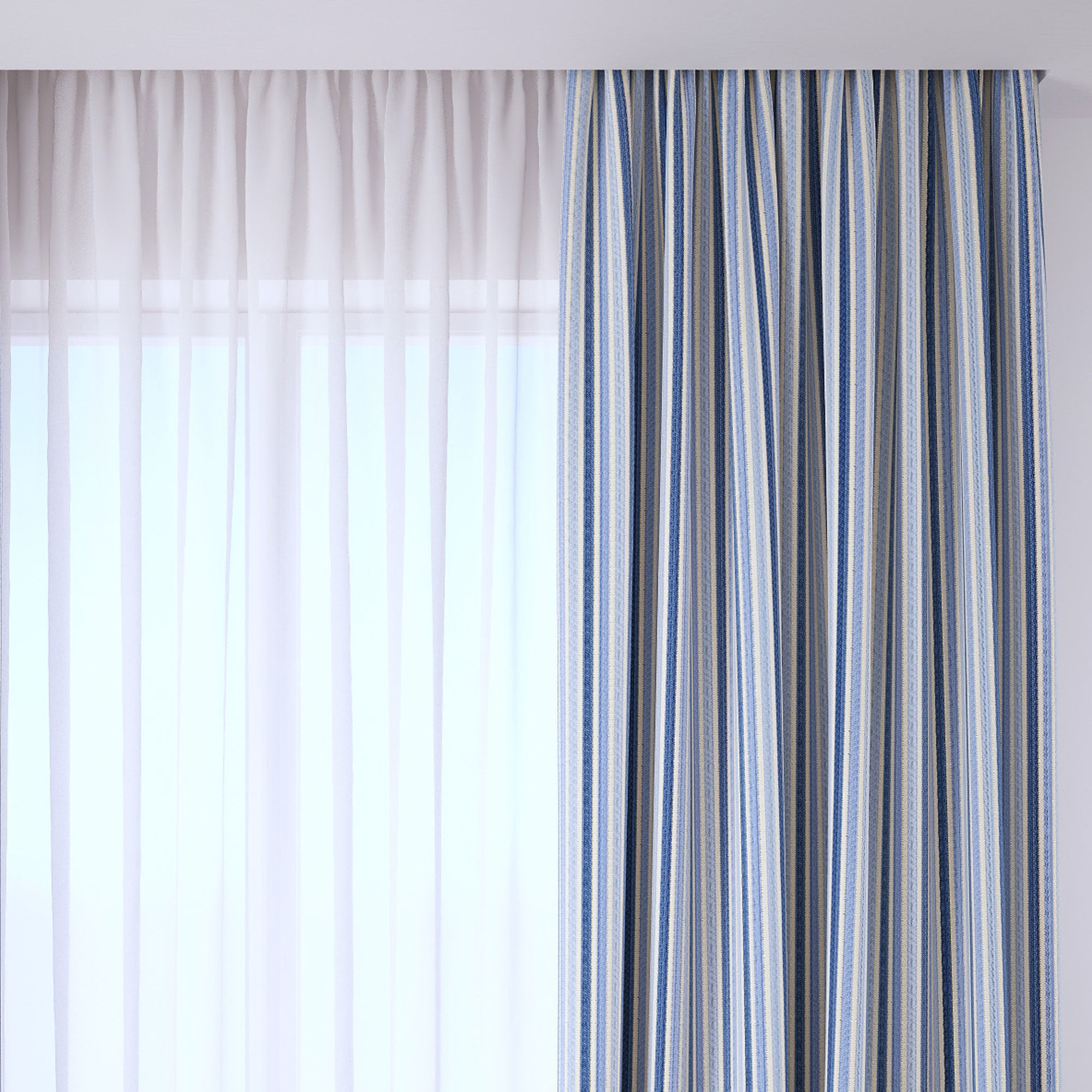 Set 101 Curtains 3D model_3