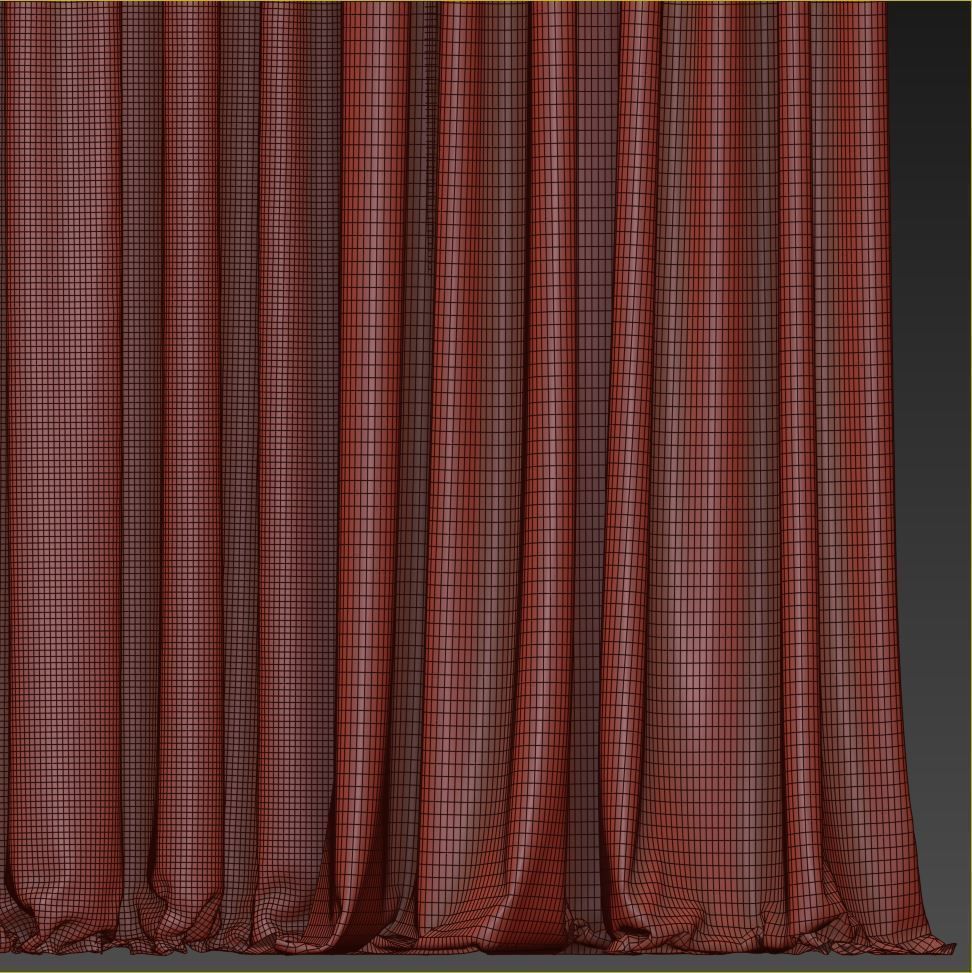 Set 101 Curtains 3D model_6