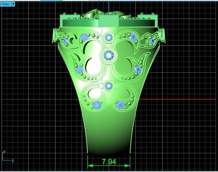 lion signet ring  and patterns  279 3D print model_33
