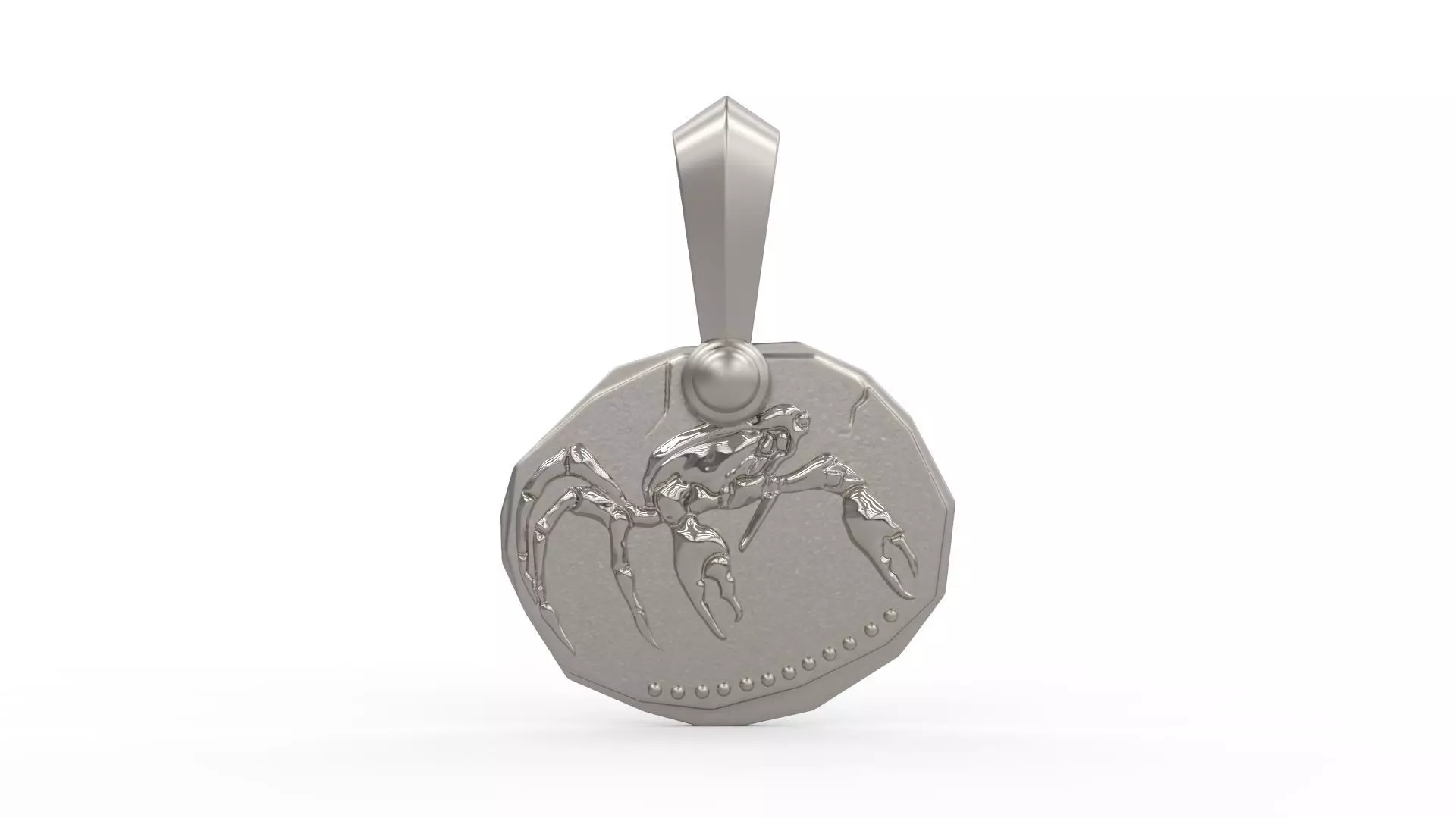 Cancer Amulet Pendant 3D print model
