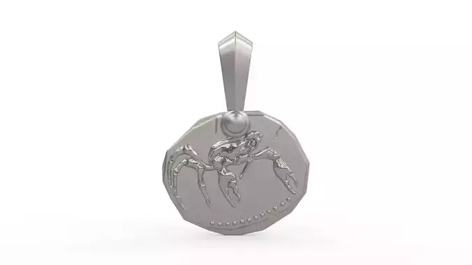 Cancer Amulet Pendant 3D print model
